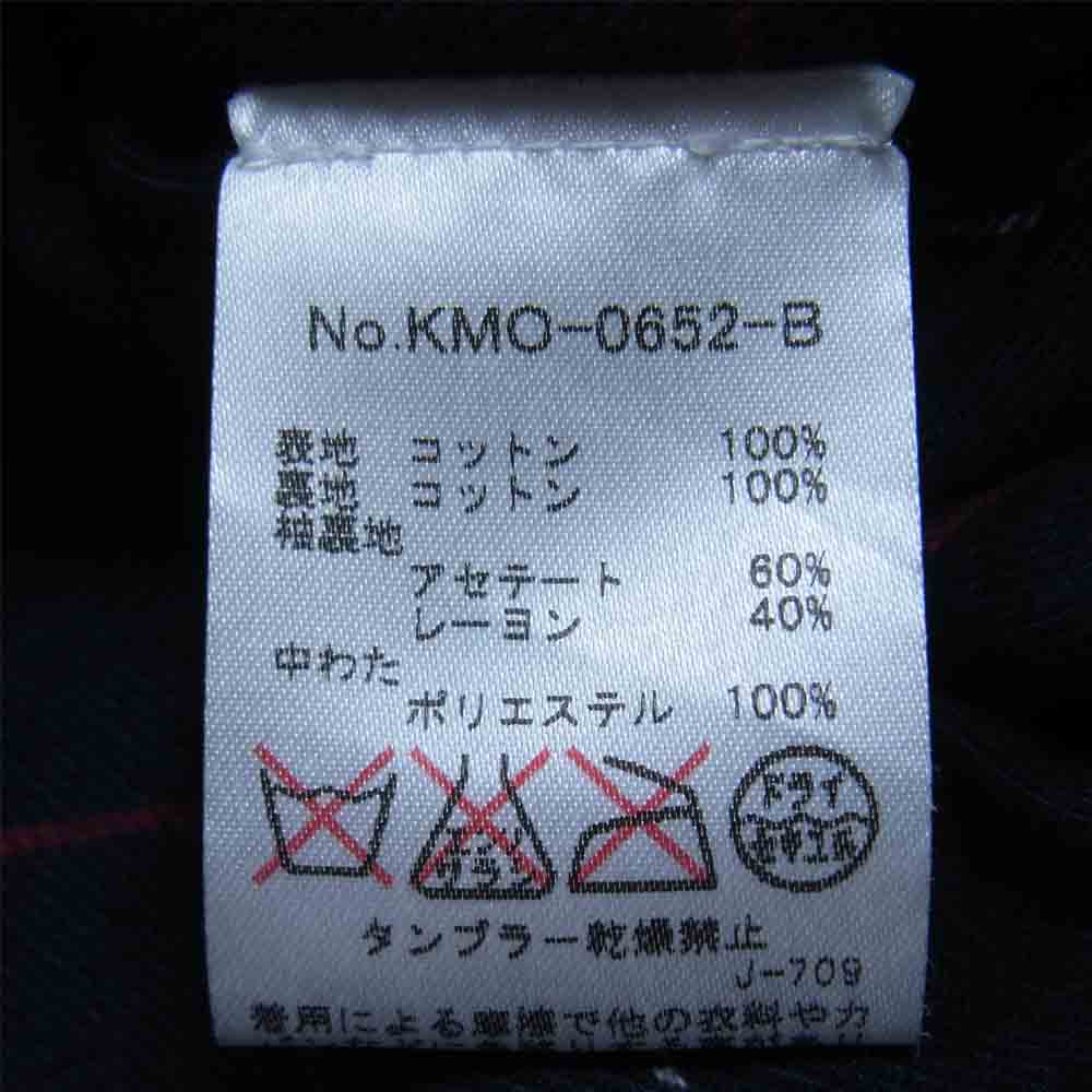 MAISON KITSUNE メゾンキツネ KMO-0652 SATOMI PARKA コットン フード付き 中綿ジャケット パープル系 L【中古】