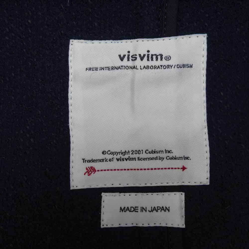VISVIM ビズビム 21AW 0121205013017 HAYWARD JKT MELTON ヘビーメルトン製 スタンドカラー ショートジャケット ダークネイビー系 4【極上美品】【中古】