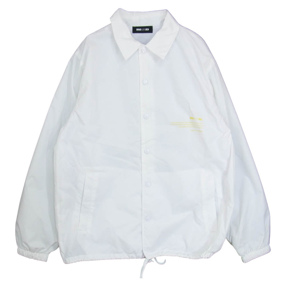 WIND AND SEA ウィンダンシー PWL-30040-C mid90s COACH JACKET コーチ ジャケット ホワイト系 M【中古】