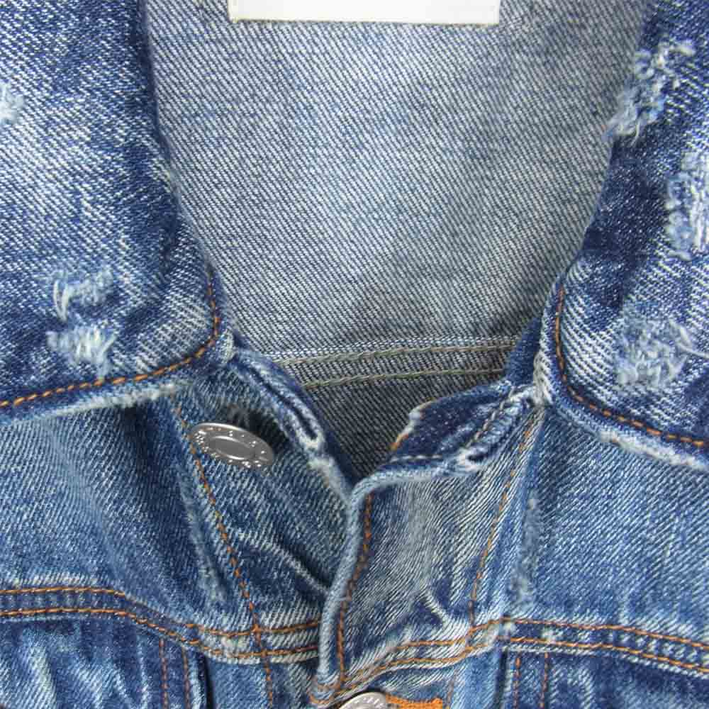 FEAR OF GOD フィアオブゴッド 202SP182003F ESSENTIALS エッセンシャルズ PACSUN パクサン Denim Trucker Jacket デニムトラッカージャケット インディゴブルー系 S【中古】
