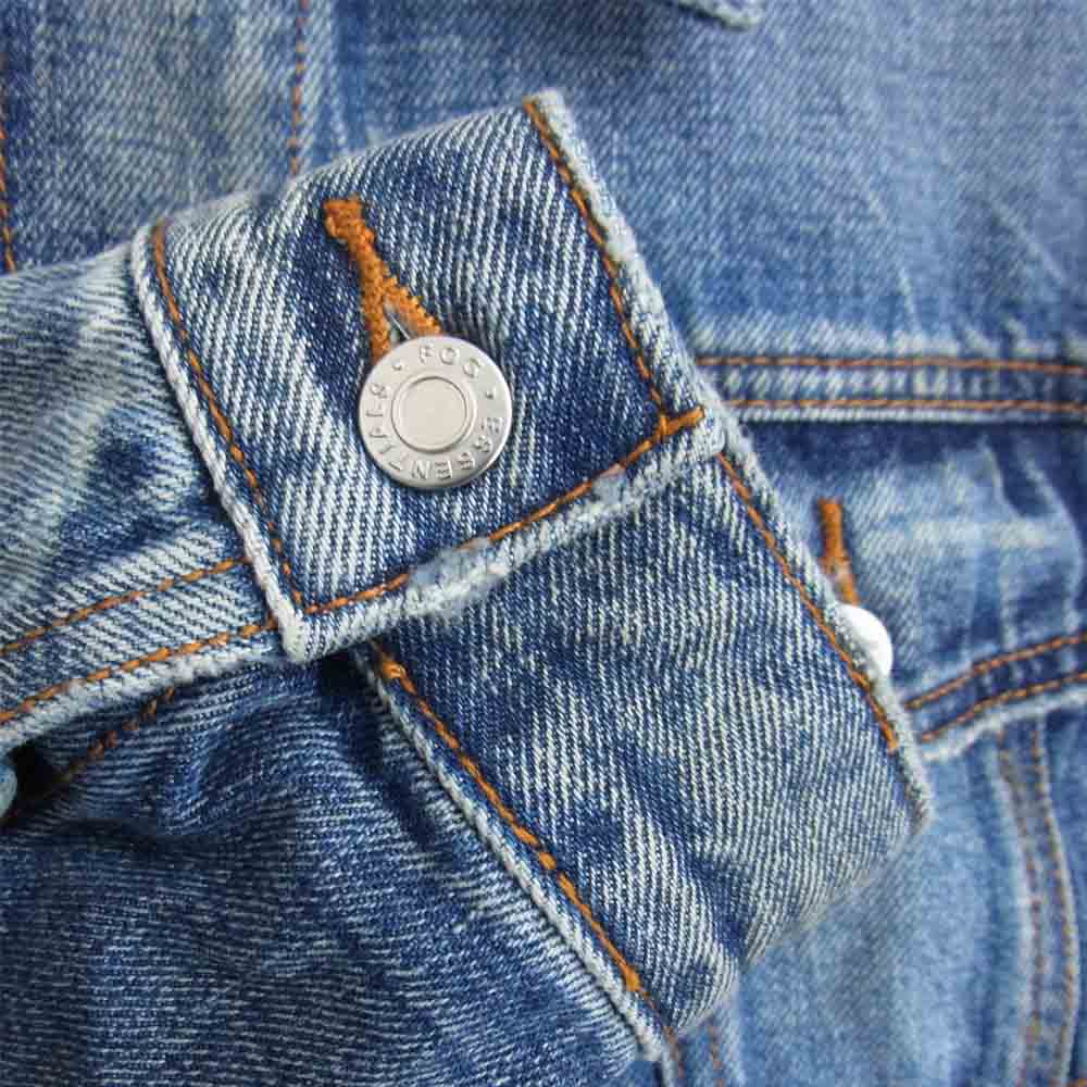 FEAR OF GOD フィアオブゴッド 202SP182003F ESSENTIALS エッセンシャルズ PACSUN パクサン Denim Trucker Jacket デニムトラッカージャケット インディゴブルー系 S【中古】