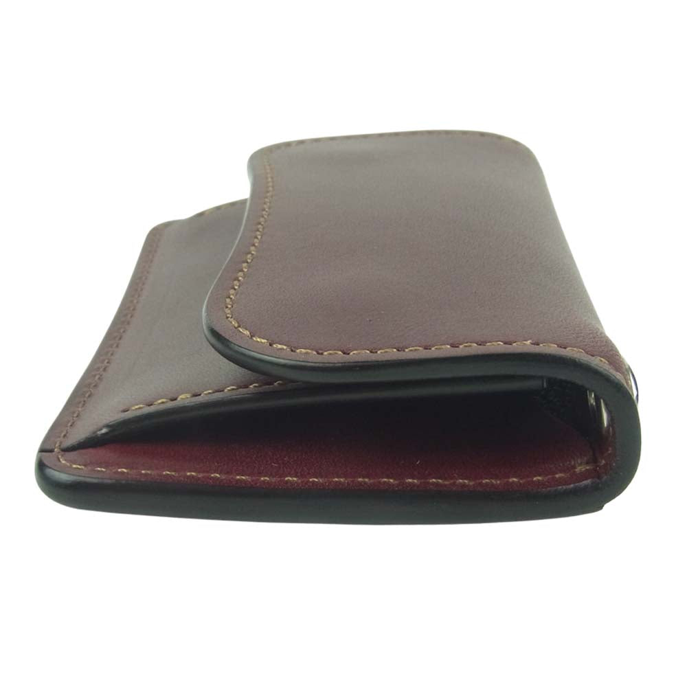WILDSWANS ワイルドスワンズ TONGUE タング イングリッシュ ブライドル レザー コインケース 小銭入れ 財布 ブラウン系【極上美品】【中古】
