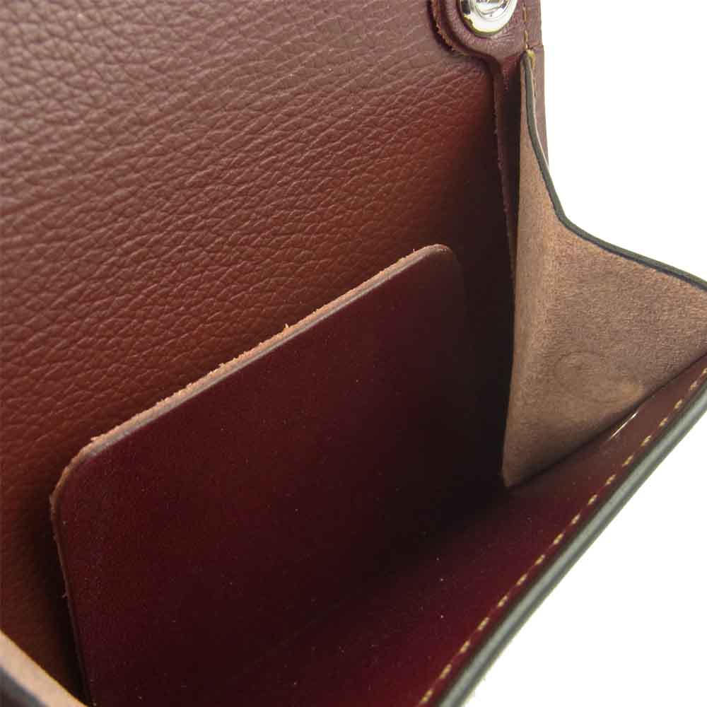 WILDSWANS ワイルドスワンズ TONGUE タング イングリッシュ ブライドル レザー コインケース 小銭入れ 財布 ブラウン系【極上美品】【中古】
