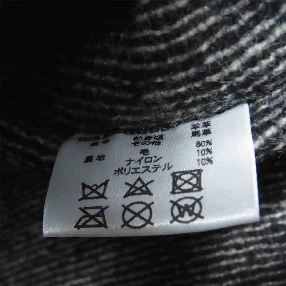 HELLER'S CAF ヘラーズカフェ Sheepskin Horsehide Grizzly Sports Jaket グリズリー ジャケット 熊ジャン ブラック系 38【美品】【中古】