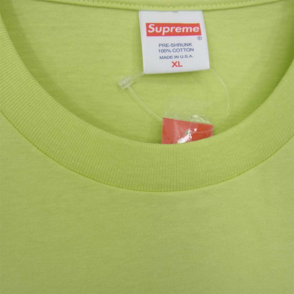 Supreme シュプリーム 21AW shadow tee Tシャツ ライトグリーン系 XL【新古品】【未使用】【中古】