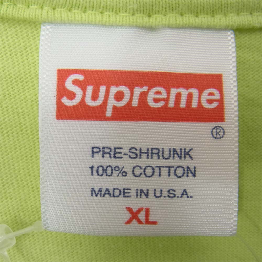 Supreme シュプリーム 21AW shadow tee Tシャツ ライトグリーン系 XL【新古品】【未使用】【中古】