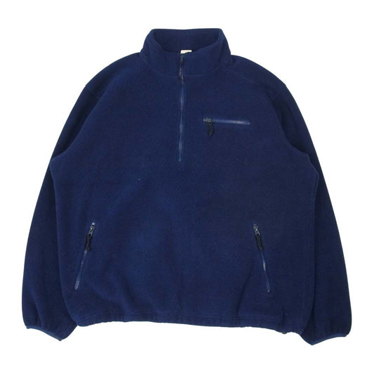 L.L.Bean エルエルビーン ハーフ ジップ フリースジャケット ネイビー系【中古】