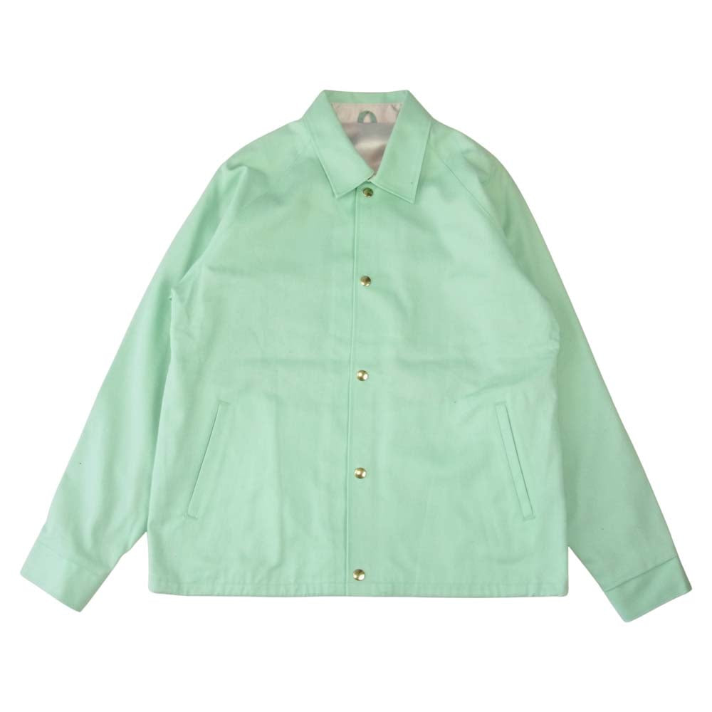 スリーフェイス Coach Jacket バックプリント コーチ ジャケット グリーン系 M【中古】