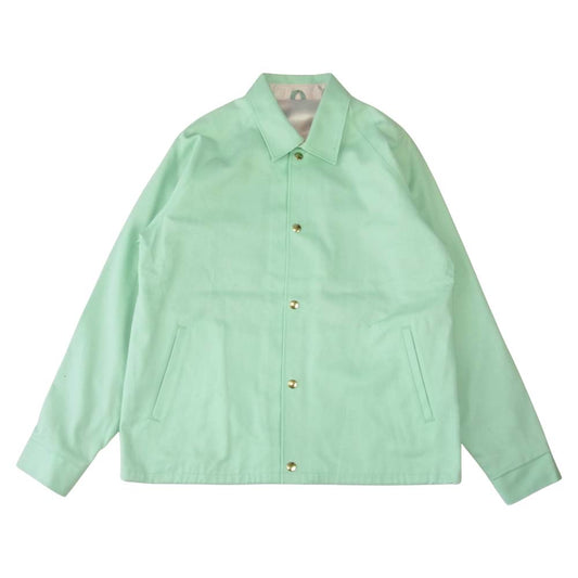 スリーフェイス Coach Jacket バックプリント コーチ ジャケット グリーン系 M【中古】