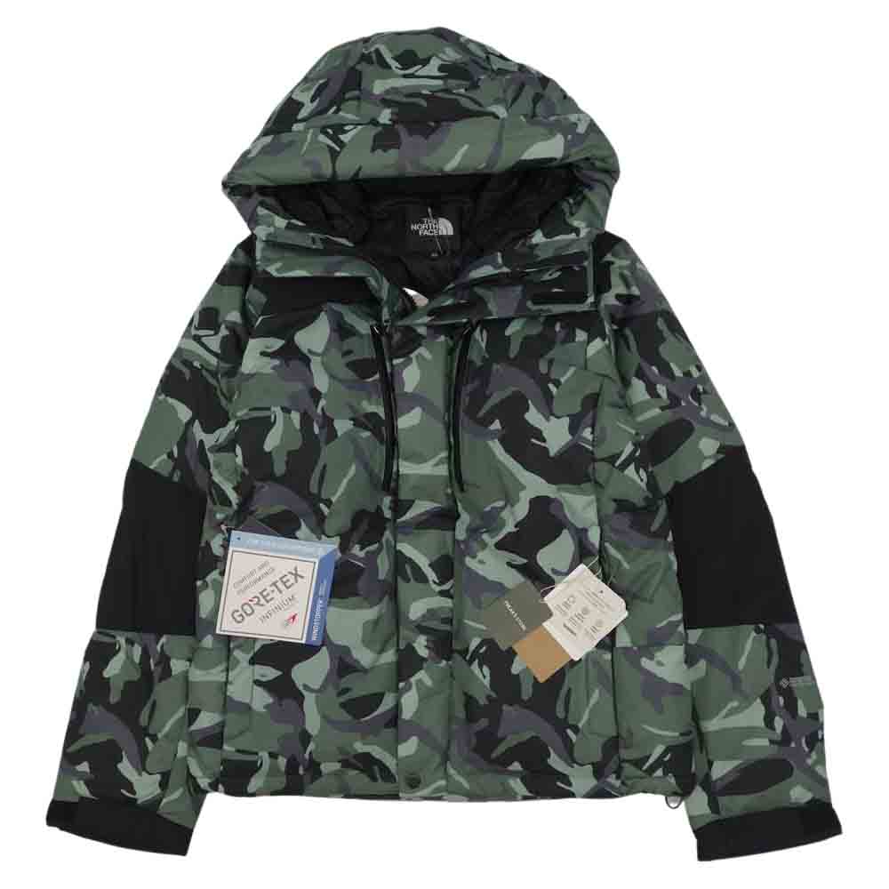 THE NORTH FACE ノースフェイス ND91951 NOVELTY BALTRO LIGHT JACKET AX ノベルティ バルトロ ライト ジャケット エクスプローラー カモ ダウンジャケット グリーン系 AX XL【新古品】【未使用】【中古】