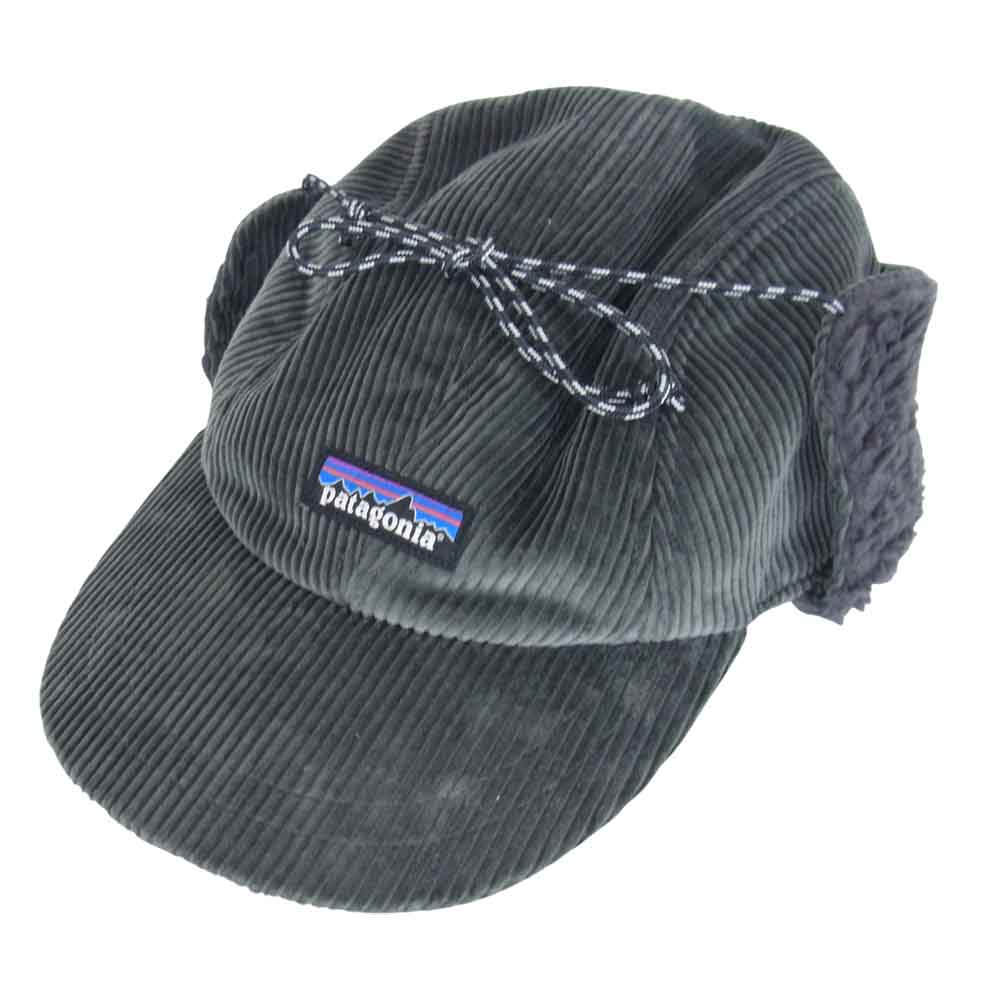 patagonia パタゴニア 33540FA21 コーデュロイ イヤーフラップ キャップ グレー系 M【中古】