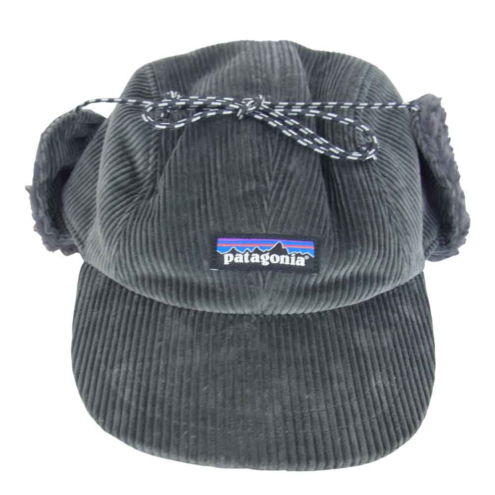 patagonia パタゴニア 33540FA21 コーデュロイ イヤーフラップ キャップ グレー系 M【中古】
