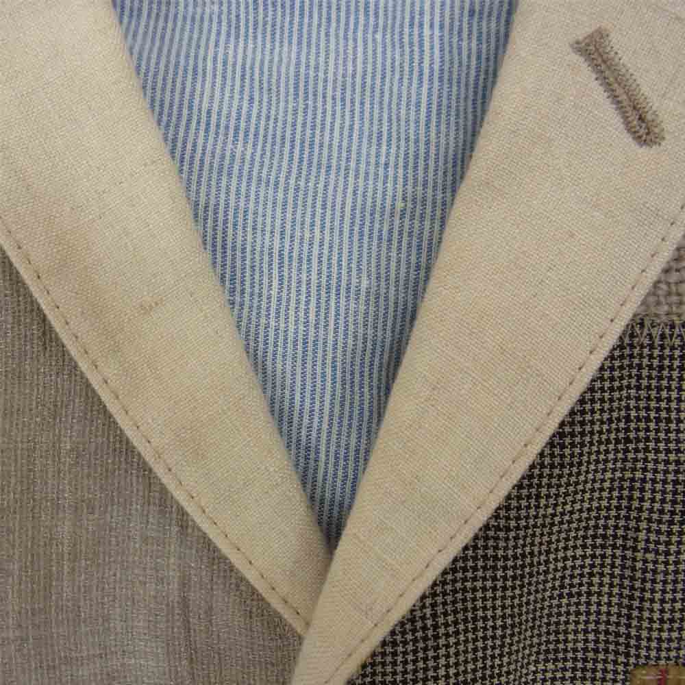 JUNYA WATANABE COMME des GARCONS ジュンヤワタナベコムデギャルソン 16SS WQ-J002 異素材 ドッキング パッチワーク ジャケット ベージュ系 S【中古】