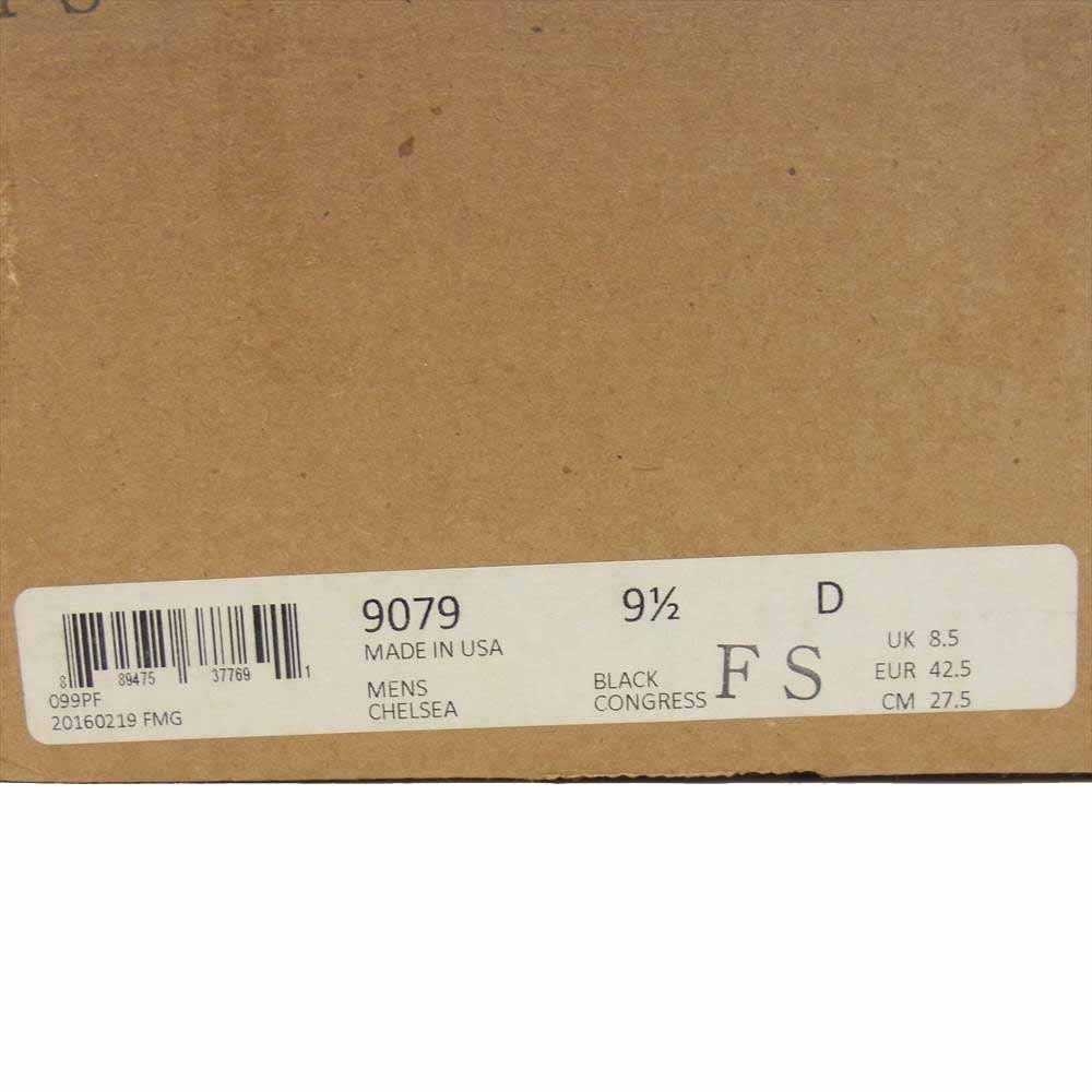 RED WING レッドウィング 9079 Mil-1 Congress Boots ミルワン コングレス サイドゴア ブーツ ブラック系 27.5cm (9.5 D)【中古】