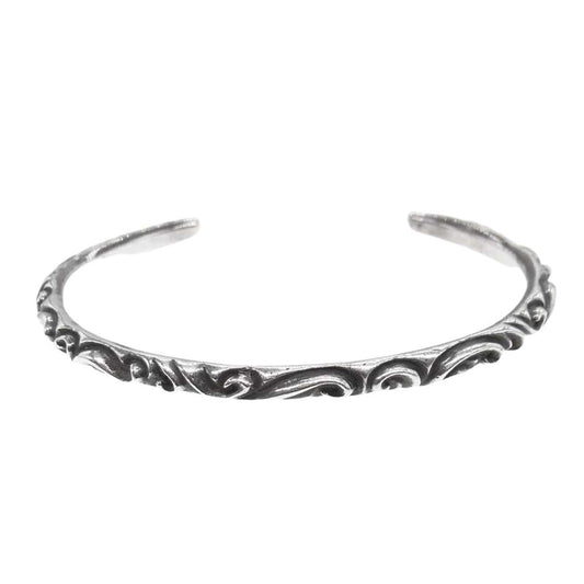 CHROME HEARTS クロムハーツ（原本無） BANGLE SCROLL スクロールバンド バングル シルバー系【中古】