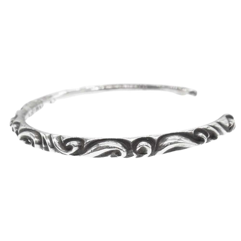 CHROME HEARTS クロムハーツ（原本無） BANGLE SCROLL スクロールバンド バングル シルバー系【中古】
