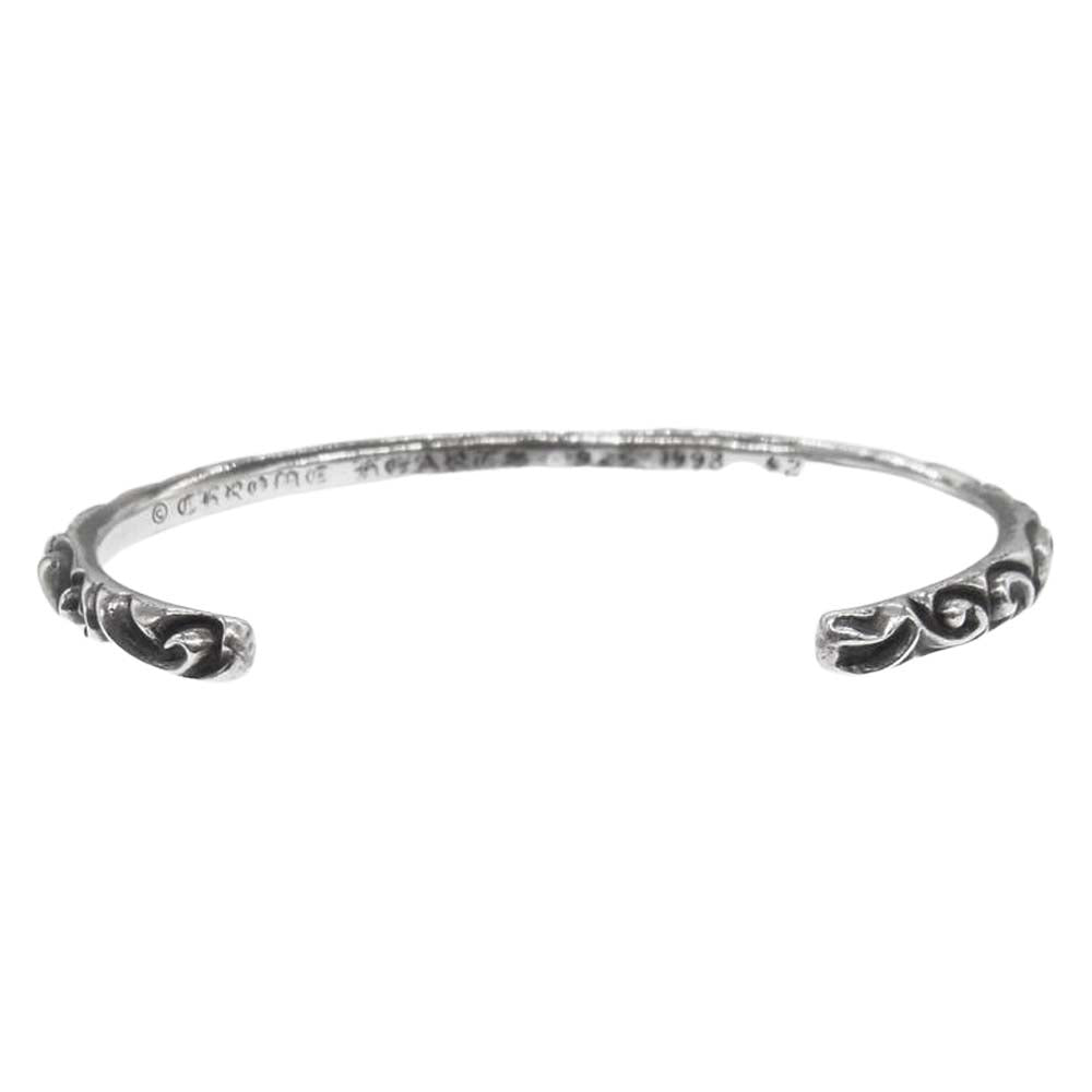 CHROME HEARTS クロムハーツ（原本無） BANGLE SCROLL スクロールバンド バングル シルバー系【中古】