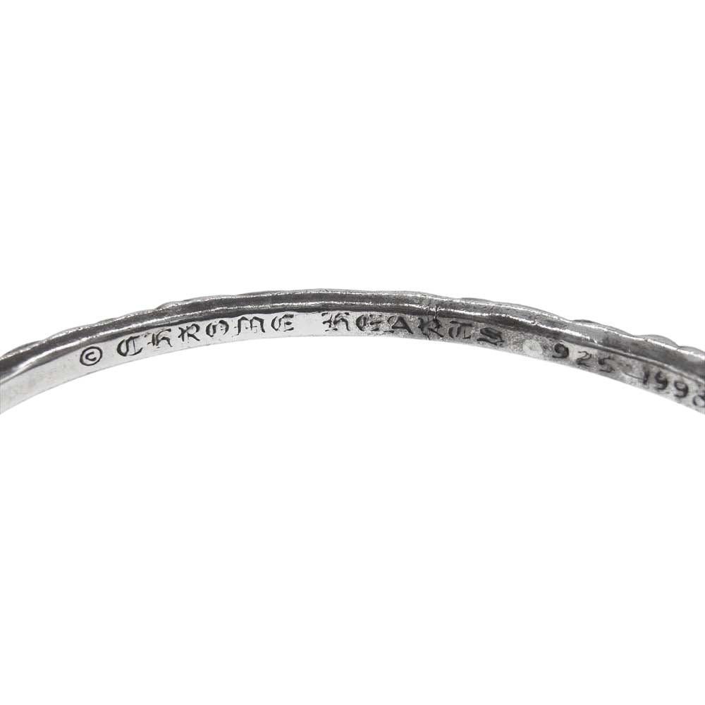 CHROME HEARTS クロムハーツ（原本無） BANGLE SCROLL スクロールバンド バングル シルバー系【中古】