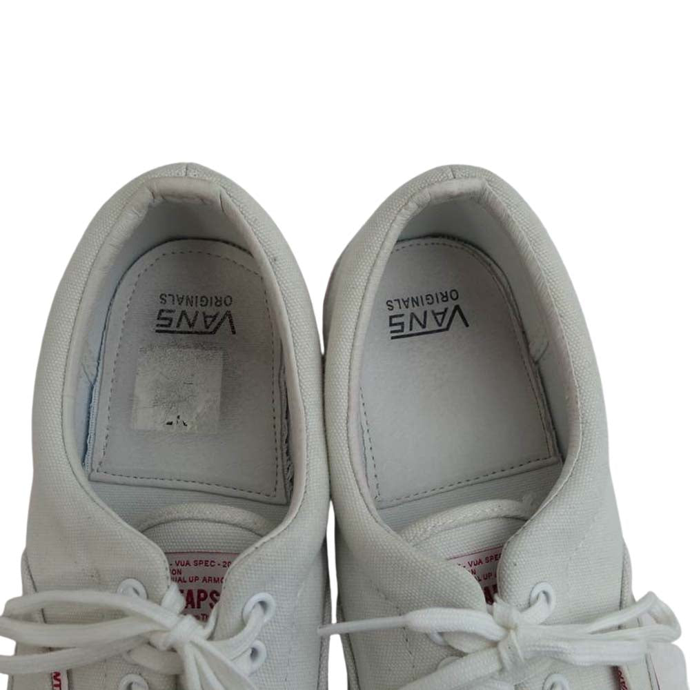 WTAPS ダブルタップス vans バンズ OG ERA LX スニーカー ホワイト系 27cm【中古】