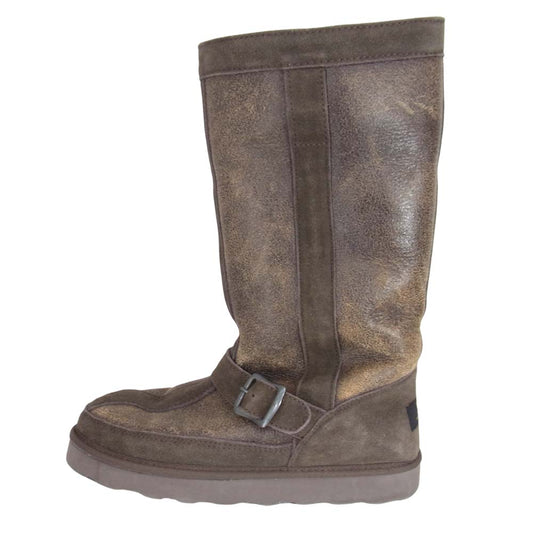 WTAPS ダブルタップス 14AW A-6 BOOTS ムートン ブーツ ブラウン系 S【中古】