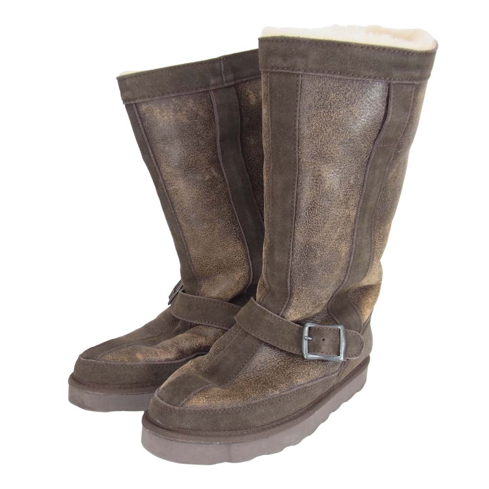 WTAPS ダブルタップス 14AW A-6 BOOTS ムートン ブーツ ブラウン系 S【中古】