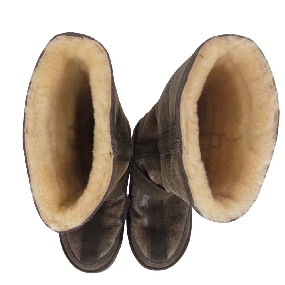WTAPS ダブルタップス 14AW A-6 BOOTS ムートン ブーツ ブラウン系 S【中古】