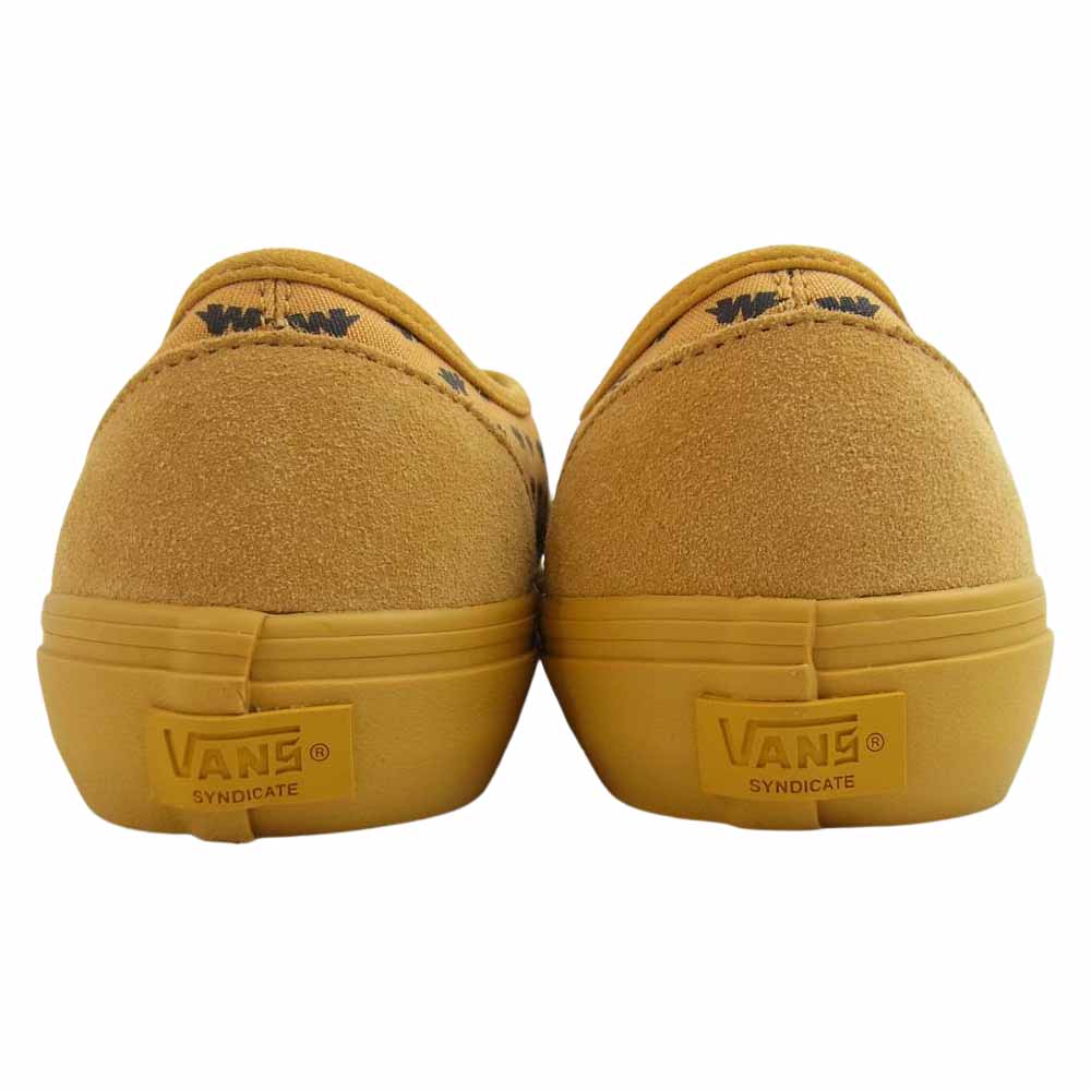 WTAPS ダブルタップス Vans バンズ Syndicate Authentic S スニーカー ライトブラウン系 27cm【新古品】【未使用】【中古】