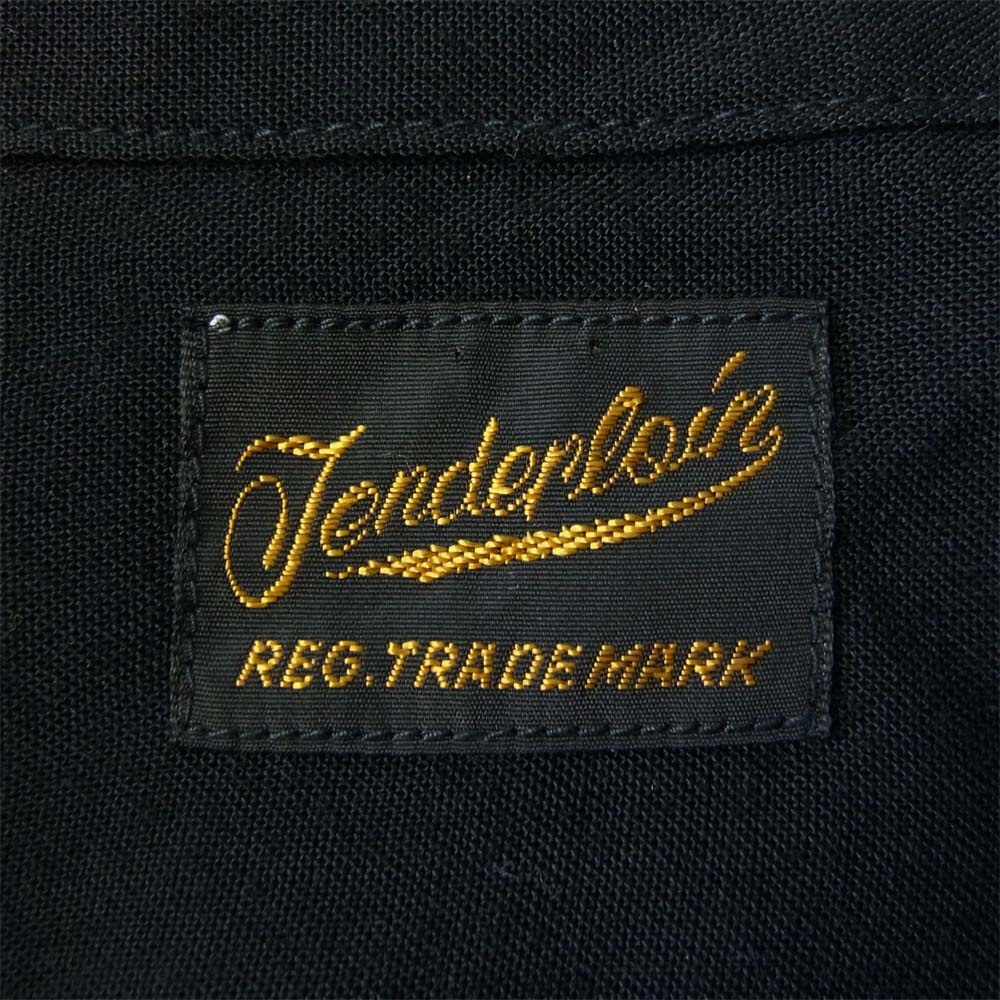 TENDERLOIN テンダーロイン T-BOWL SHT LONG 長袖 ボーリング シャツ ブラック系 XS【中古】