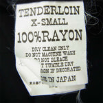 TENDERLOIN テンダーロイン T-BOWL SHT LONG 長袖 ボーリング シャツ ブラック系 XS【中古】