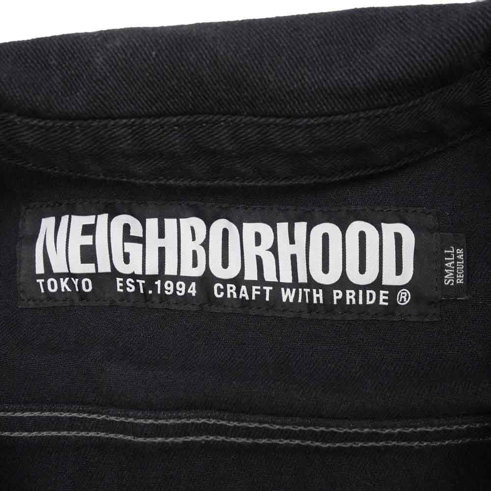 NEIGHBORHOOD ネイバーフッド 17AW 172NYNH-PTM03 B.I. OWL C-AIO ストレッチ オールインワン ツナギ ブラック系 S【中古】