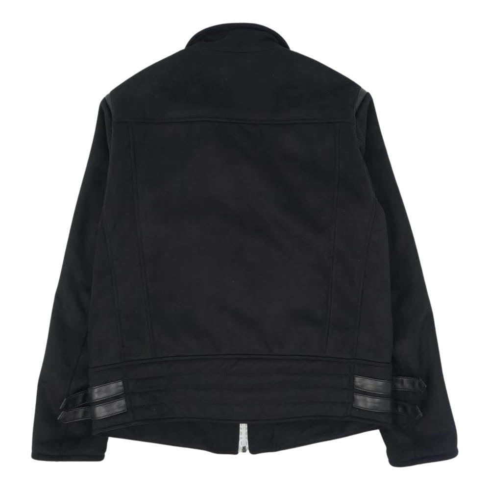 NEIGHBORHOOD ネイバーフッド 192PPNH-JKM06 RIDERS . FM. / E-JKT フェイク ムートン ライダース ジャケット ブラック系 M【中古】