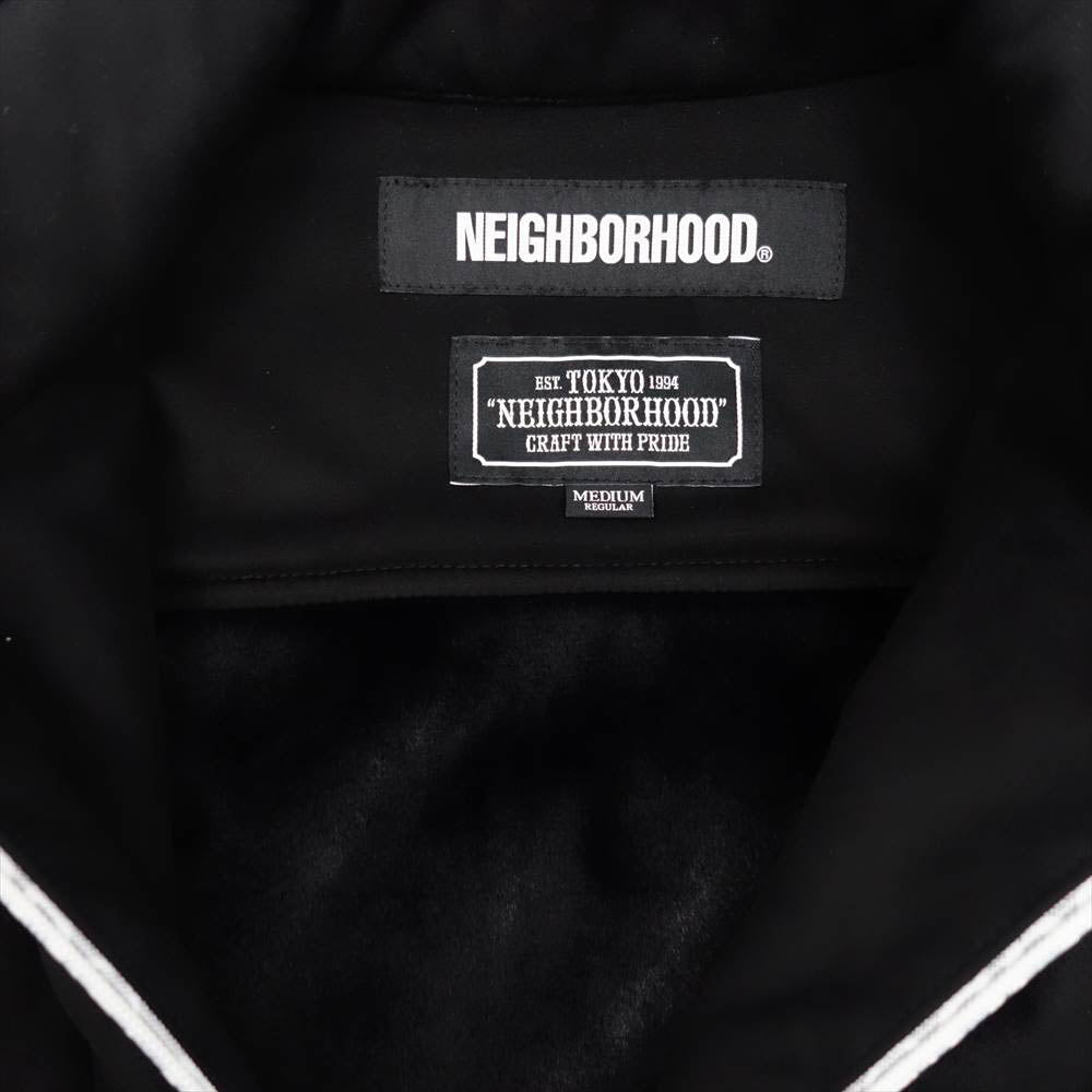 NEIGHBORHOOD ネイバーフッド 192PPNH-JKM06 RIDERS . FM. / E-JKT フェイク ムートン ライダース ジャケット ブラック系 M【中古】