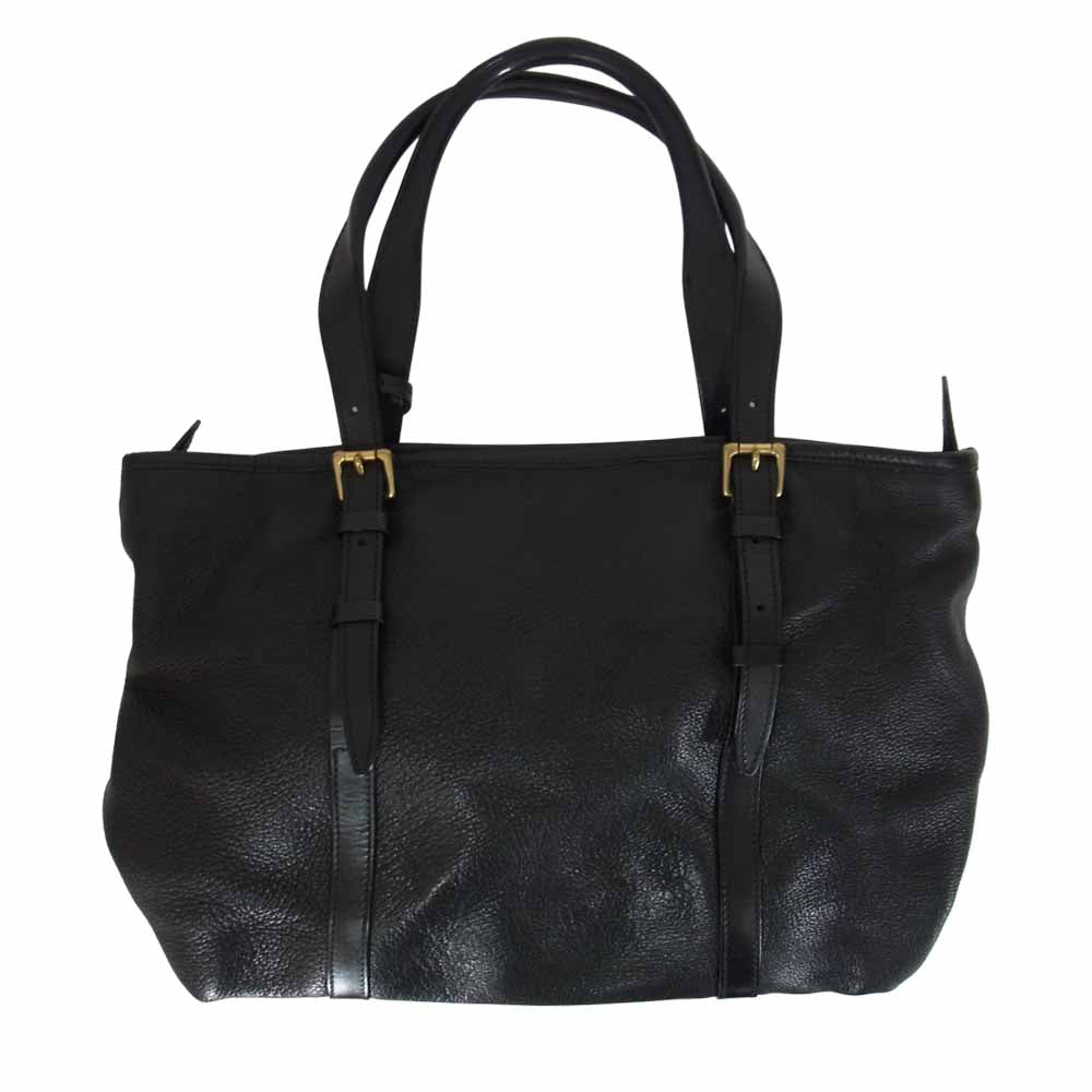 GANZO ガンゾ レザー トートバック ブラック系【中古】