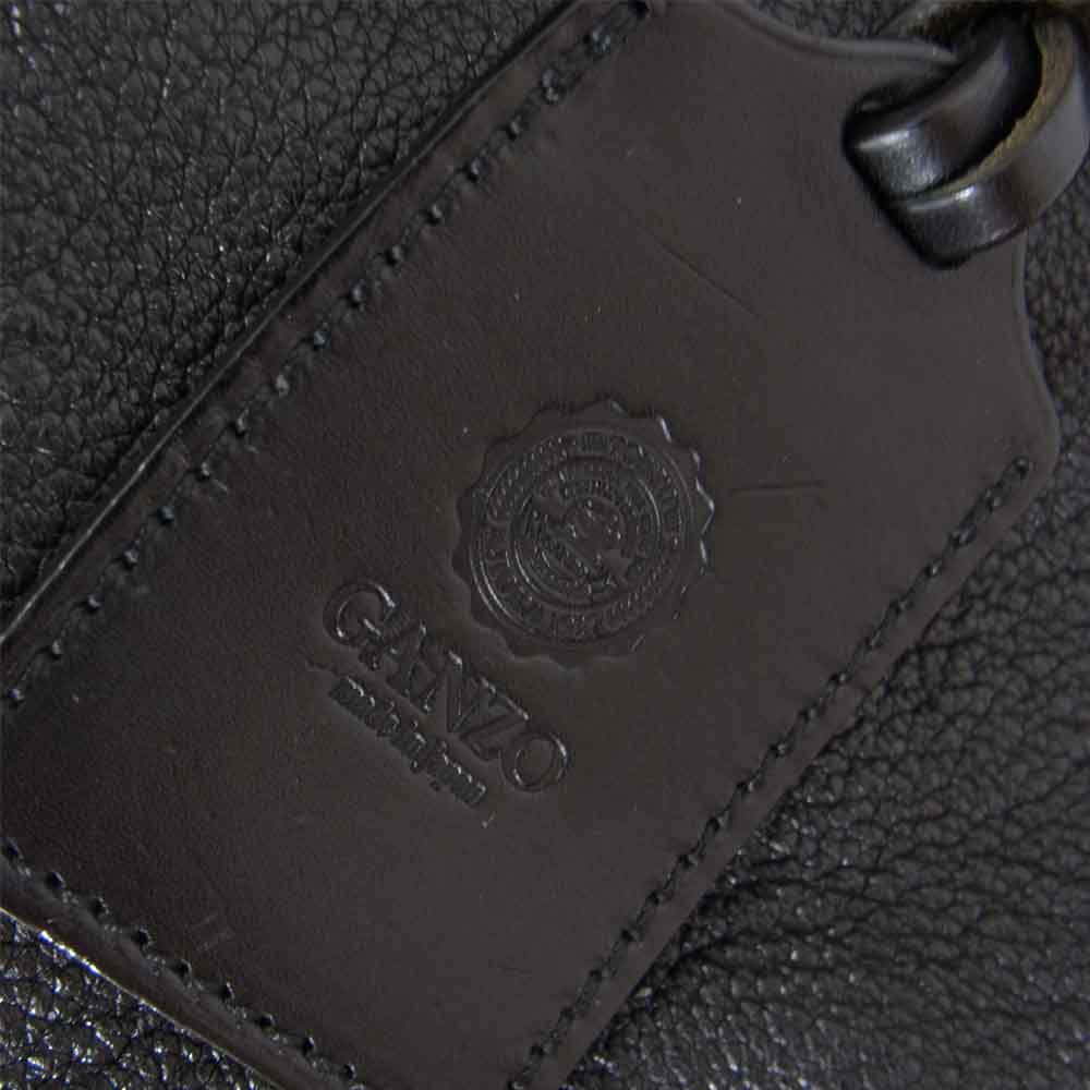 GANZO ガンゾ レザー トートバック ブラック系【中古】