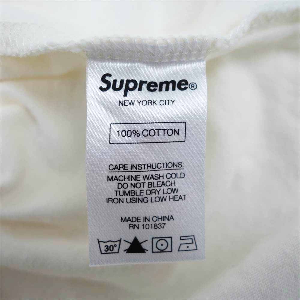 Supreme シュプリーム 19AW Marrakech L/S Top マラケシュ ロンT 長袖 Tシャツ オフホワイト系 S【中古】