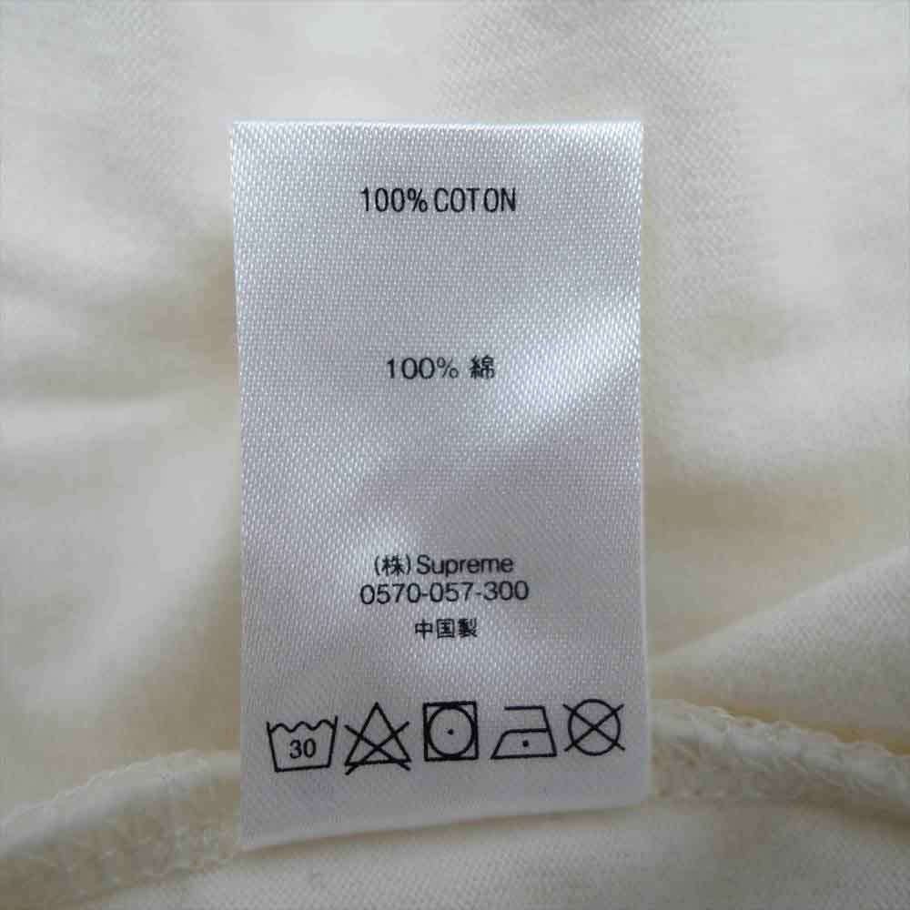Supreme シュプリーム 19AW Marrakech L/S Top マラケシュ ロンT 長袖 Tシャツ オフホワイト系 S【中古】