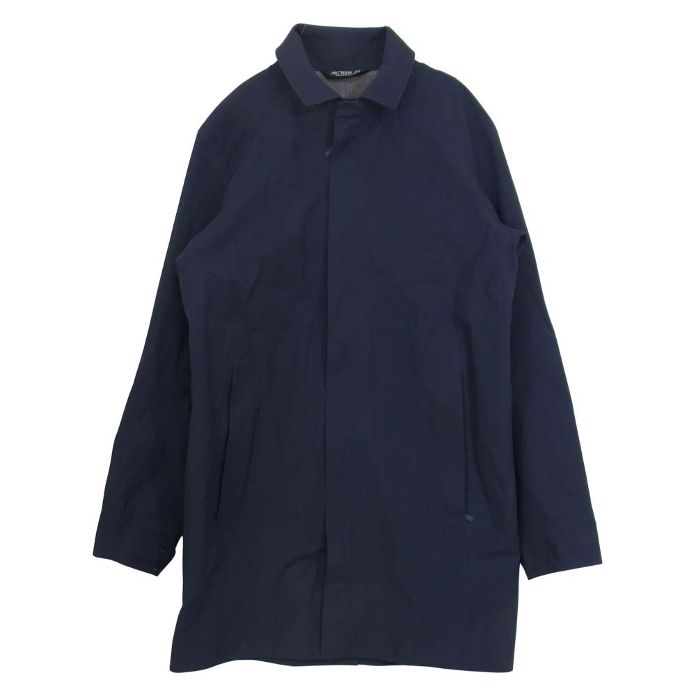 ARC'TERYX アークテリクス 11625-7-ss000629-1/3 国内正規品 Keppel Trench Coat ケッペル トレンチ コート ステンカラー コート ネイビー系 S【中古】