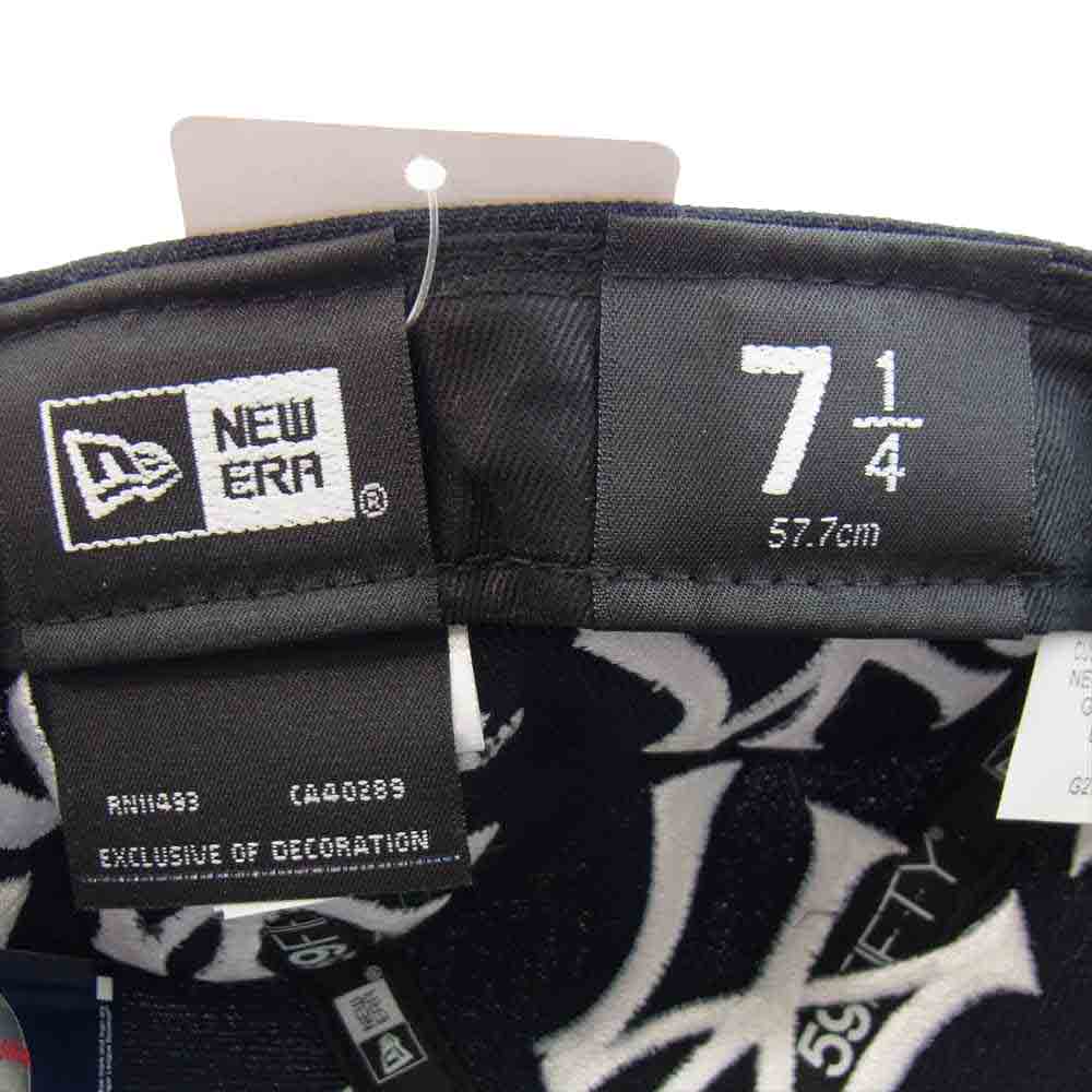Supreme シュプリーム New Era New York Yankees Box Logo Cap ニューエラ ニューヨークヤンキース ボックスロゴ キャップ ネイビー系 57.7㎝【新古品】【未使用】【中古】