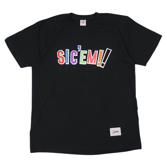 Supreme シュプリーム 21AW WTAPS Sic'em! Tee ブラック系 マルチカラー系 L【極上美品】【中古】