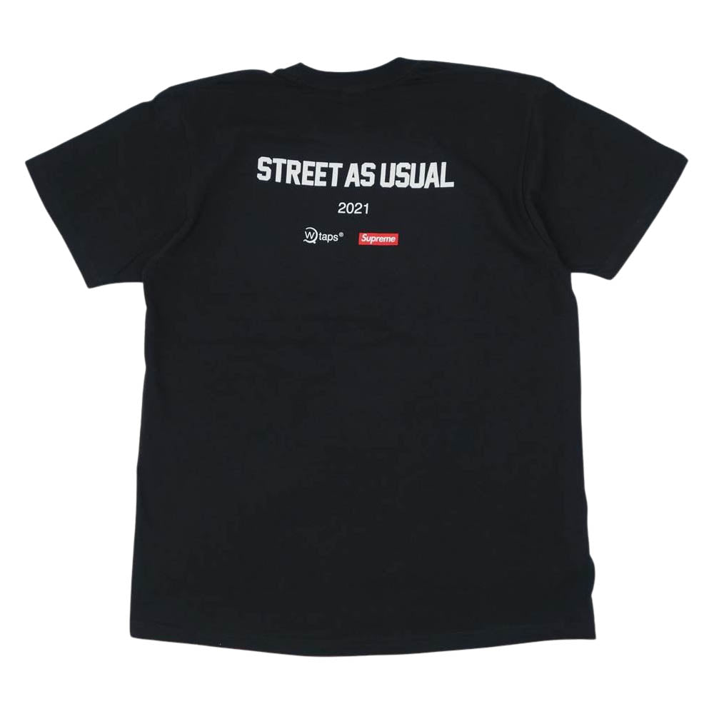 Supreme シュプリーム 21AW WTAPS Sic'em! Tee ブラック系 マルチカラー系 L【極上美品】【中古】