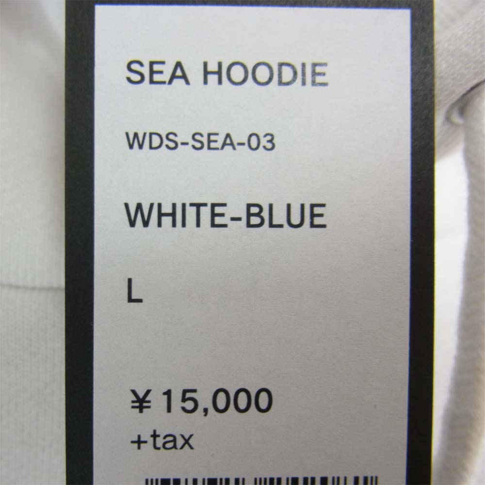 SEA HOODIE / S.BLUE-WHITE (SEA-21A-01) L