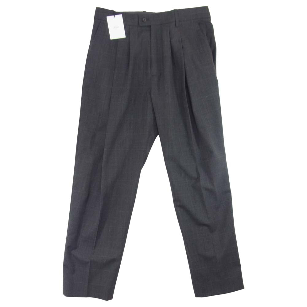 シュタイン ST.217-1 WIDE TAPERED TROUSERS ワイド テーパード トラウザー グレー系 M【中古】