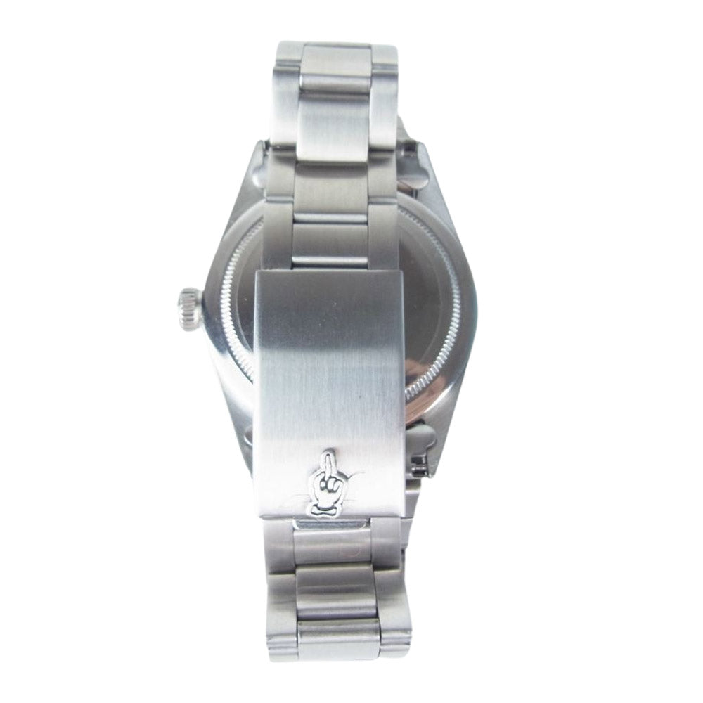 UNDERCOVER アンダーカバー Fuck The Clock ファック ザ クロック アナログ 腕時計 ウォッチ シルバー系【中古】