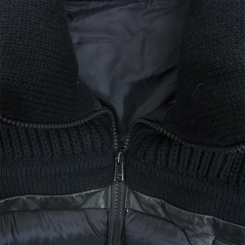 UNDERCOVER アンダーカバー 09AW D4205 ニット切替 ダウンジャケット ブラック系 3【中古】