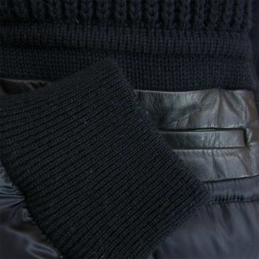 UNDERCOVER アンダーカバー 09AW D4205 ニット切替 ダウンジャケット ブラック系 3【中古】