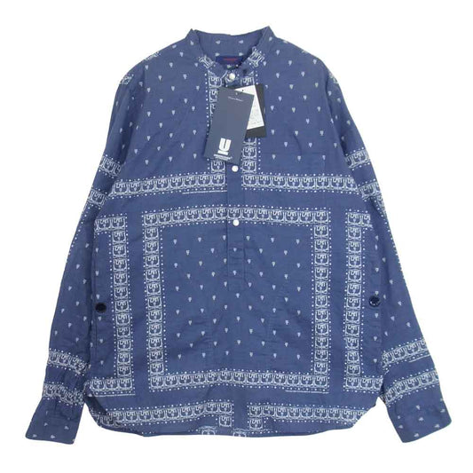 UNDERCOVER アンダーカバー UCQ4401-4 Cローン プルオーバーシャツ CAN総柄 ブルー系 3【中古】