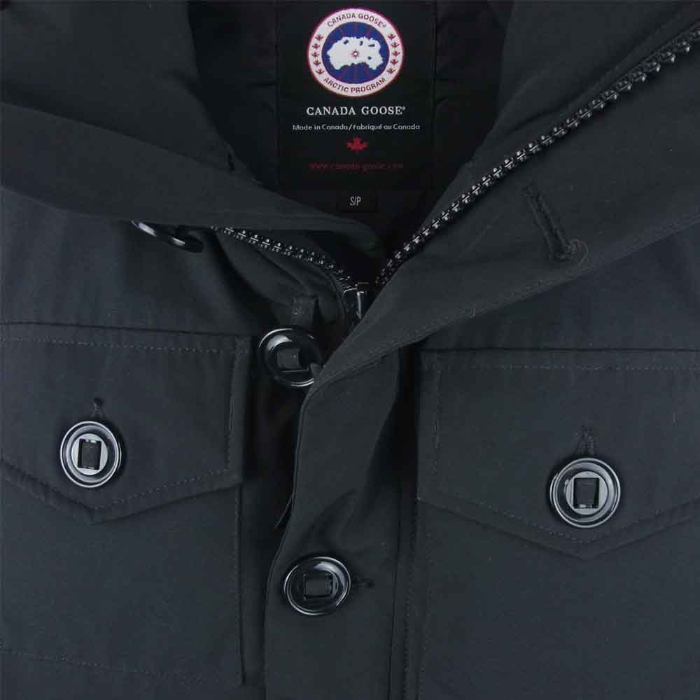 CANADA GOOSE カナダグース 3434JM R 国内正規品 モントリオール ダウン ベスト カナダ製 ブラック系 S【中古】
