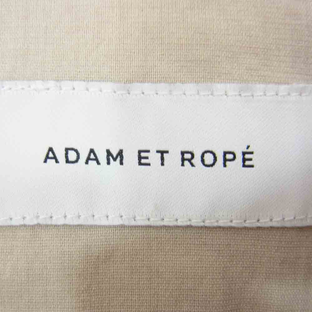 Adam et Rope' アダムエロペ スタンドカラー 長袖 シャツ ベージュ系 M【美品】【中古】