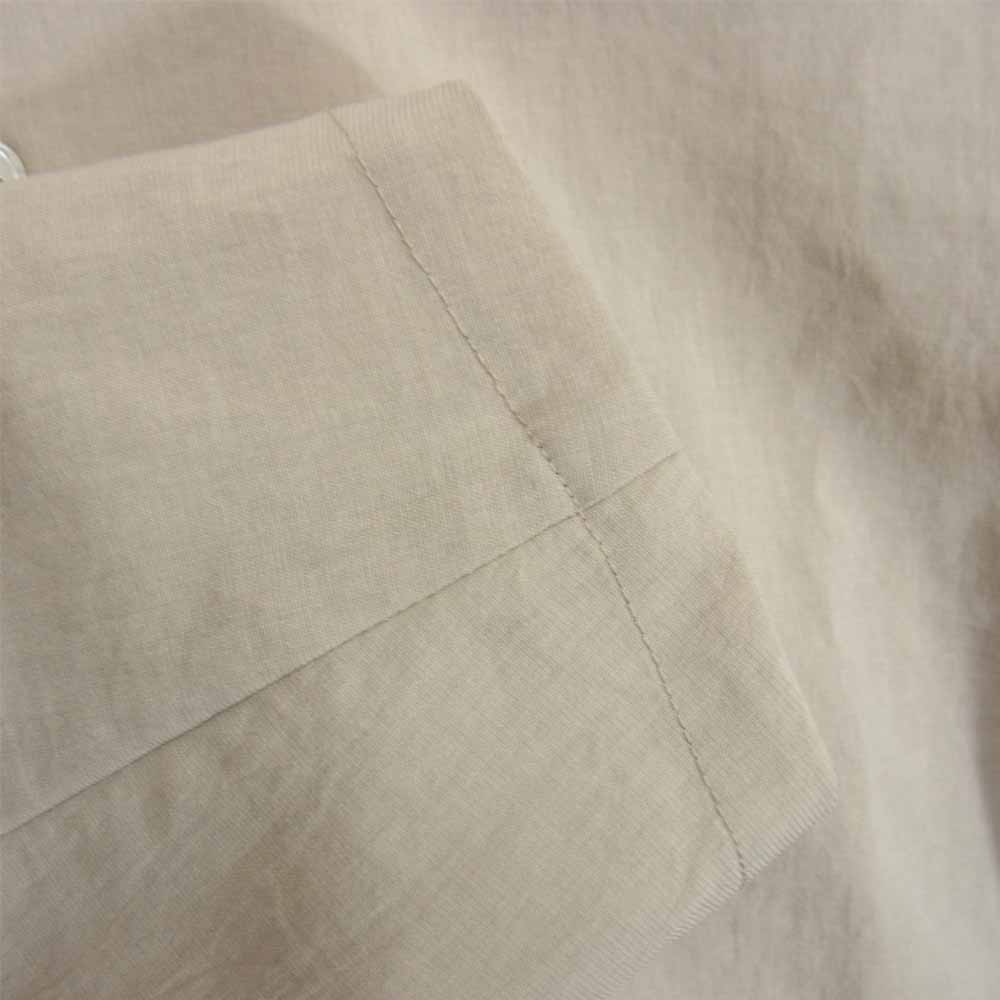 Adam et Rope' アダムエロペ スタンドカラー 長袖 シャツ ベージュ系 M【美品】【中古】