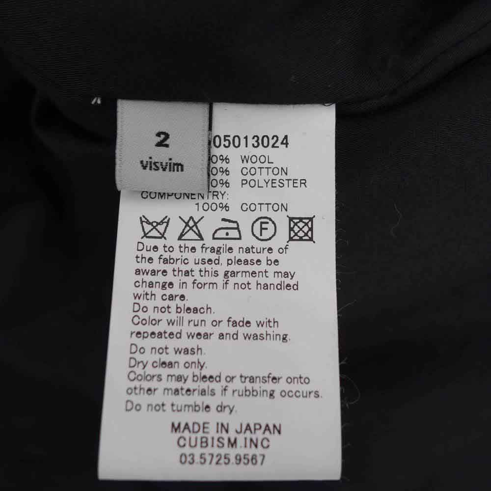 VISVIM ビズビム 16AW 0116205013024 DOTERA COAT HARRIS TWEED ハリスツイード ドテラ コート  ダークブラウン系 2【美品】【中古】